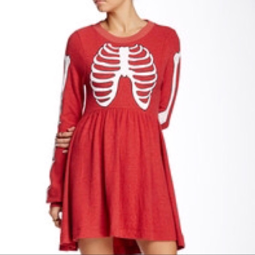 Wildfox NWT Skeleton Shirt Dress